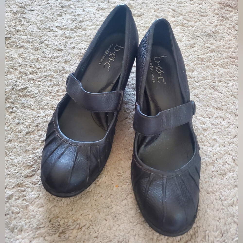 b.o.c. | Brown leather Mary Jane Shoes